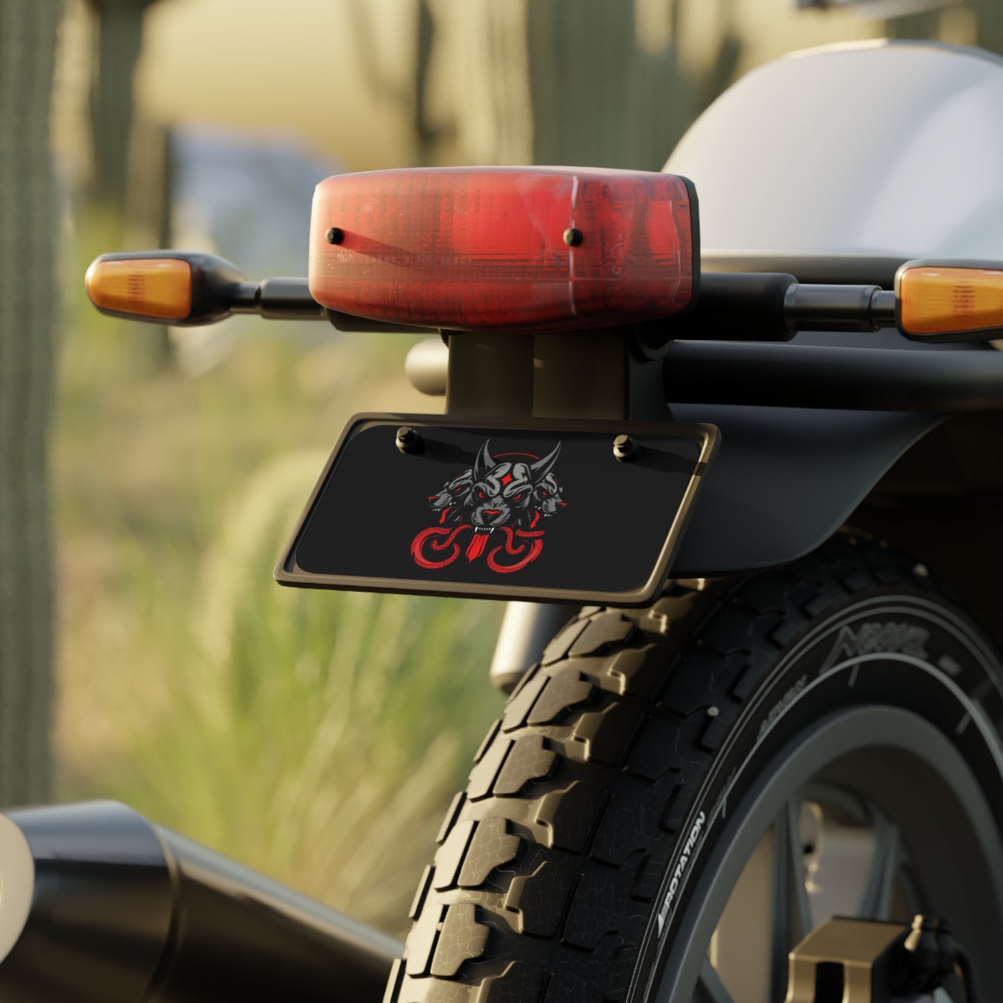 Custom Bike License Plate