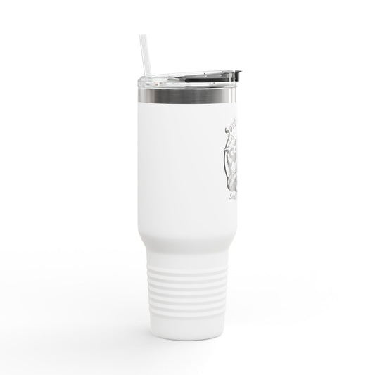 New Age Hades Travel Mug, 40oz - Unique Gift for Riders, Travel Mug, Drink Cooler, Custom Insulated Cup, Perfect for Adventures