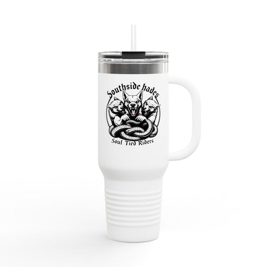 New Age Hades Travel Mug, 40oz - Unique Gift for Riders, Travel Mug, Drink Cooler, Custom Insulated Cup, Perfect for Adventures