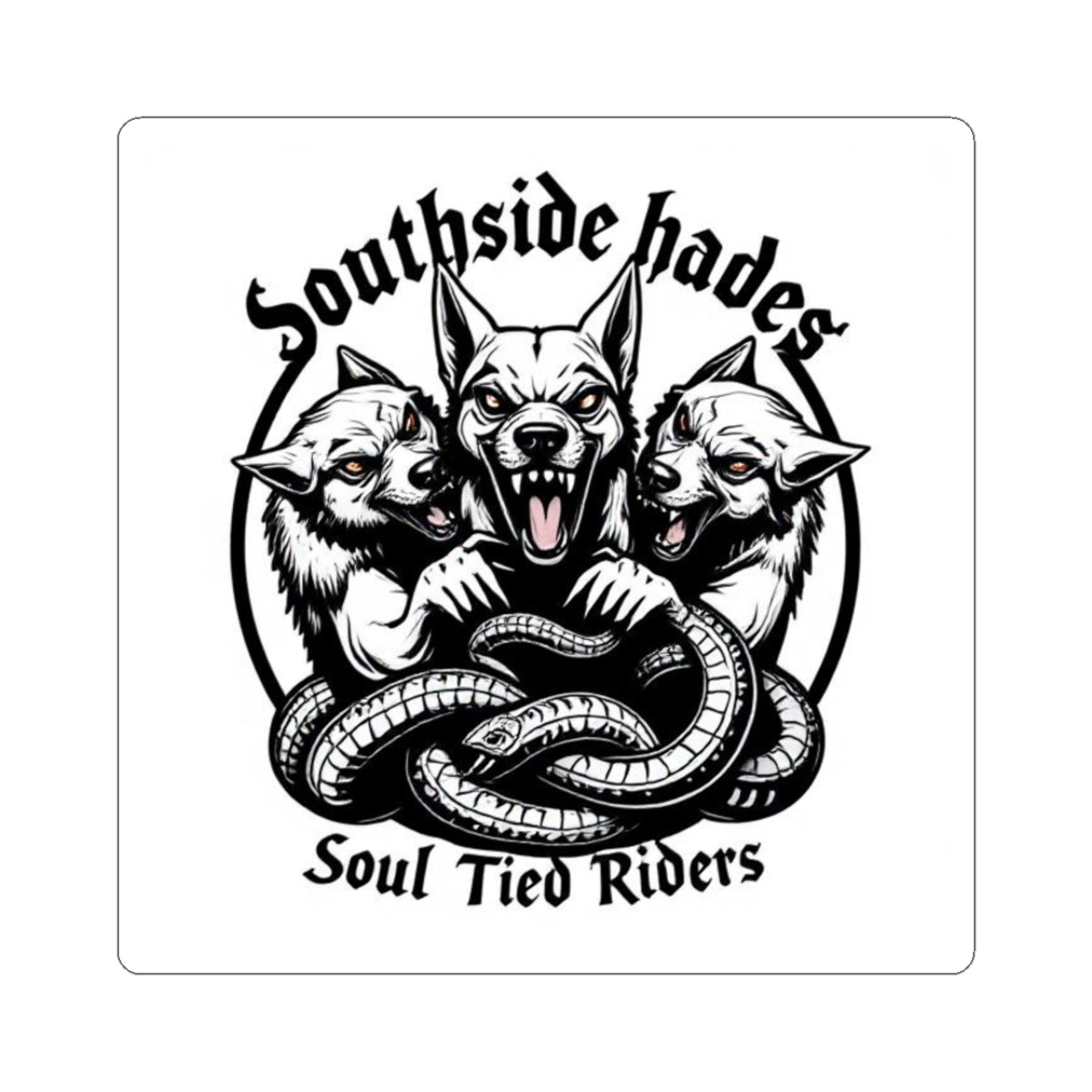 New Age Hades Sticker, Cool Graphic Stickers for Laptops, and Decor, Perfect Gift for Bikers