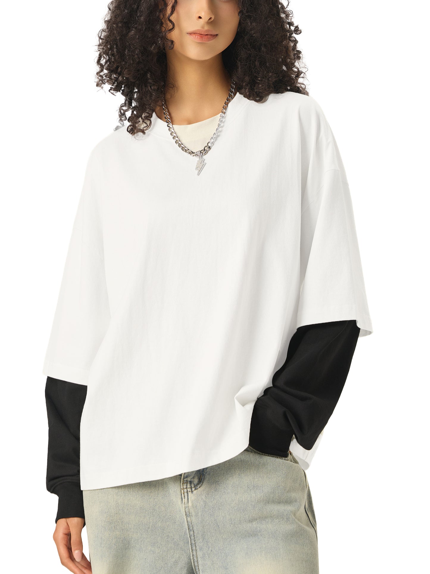 New Age Hades Oversized Long Sleeve T-Shirt